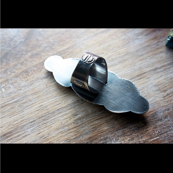 ๐๐ Elegant Blue lapis and opal Gemstone Ring - Picture 5 of 10